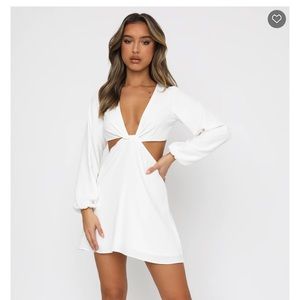 WHITE FOX What you make me feel white dress